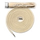 thumbnail image 1 of Cordones redondos Lace Kings 125 cm Beige (2 unidades), 1 of 6
