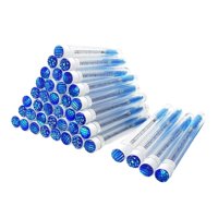 Magideal - 40 Piezas Desechables Rímel Cepillo Herramienta De Maquillaje Regalos Estilo De Pestañas Para Salón Azul