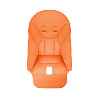 Magideal - Funda Para Silla De Comedor De Bebé, Tapete Para Silla De Comedor, Silla Pequeña Para Niñas, Respaldo Cómodo, Protector De Silla Para Niños Pequeños, Naranja