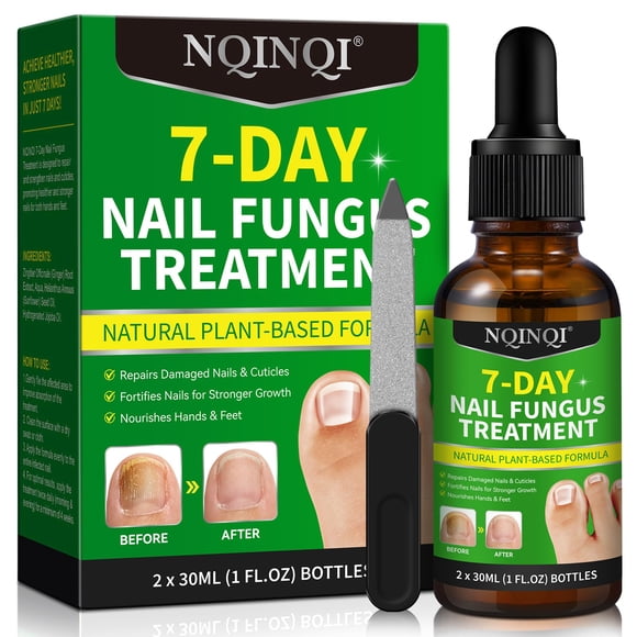 Tratamiento de hongos en las uñas NQINQI, líquido para uñas, 7 días, 60 ml, 2