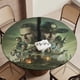 thumbnail image 5 of The Walking Dead-theme Fitted Round Tablecloths Elastic Edged Table Covers Waterproof Table Cloth for Kitchen Holiday Party Tables Decor 150cm, 5 of 6