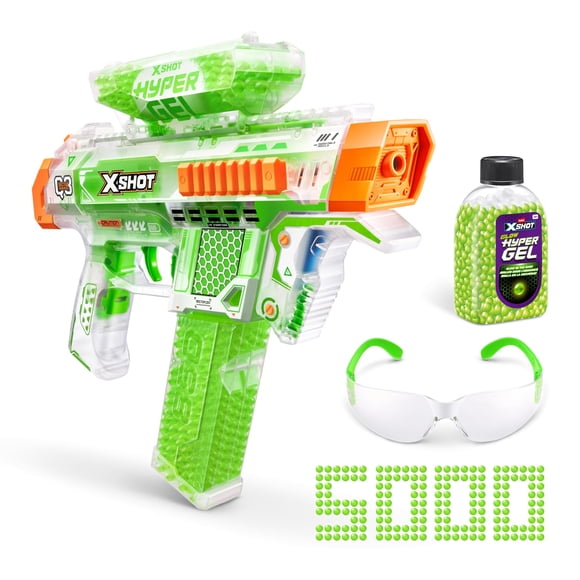 Blaster XSHOT Hyper Glow NightStrike con 5000 perdigones ZURU