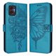 thumbnail image 2 of Funda Cartera Mariposa Para Samsung Galaxy Xcover7 Pro Con Soporte Y Ranuras Para Tarjetas Azul, 2 of 5