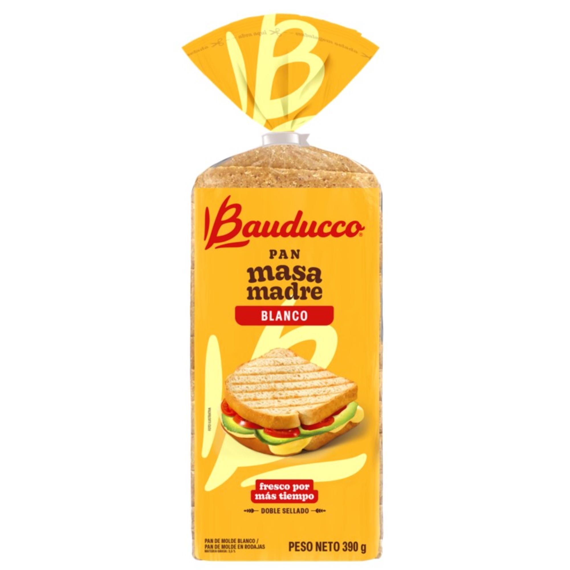 Pan De Molde Blanco 1 Un 390 g Bauducco
