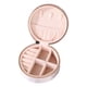 thumbnail image 2 of Caja De Almacenamiento De Joyería Pequeña, Contenedor De Joyería De Regalo Para Anillos, Día De San Valentín, Redondo, Rosa, 2 of 5