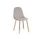 thumbnail image 1 of Silla Trendytop Para Comedor Asiento Felpa Estructura Dorada - Gris, 1 of 3