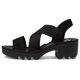 thumbnail image 4 of Sandalia FLY London Taji502fly Mujer Negra Talla 10, 4 of 5