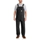 thumbnail image 1 of Overol con peto Carhartt para hombre, corte relajado, lona negra, 1 of 4