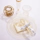 thumbnail image 5 of Platería desechable de plástico WDF 360 Gold Glitter 360 unidades, 5 of 9