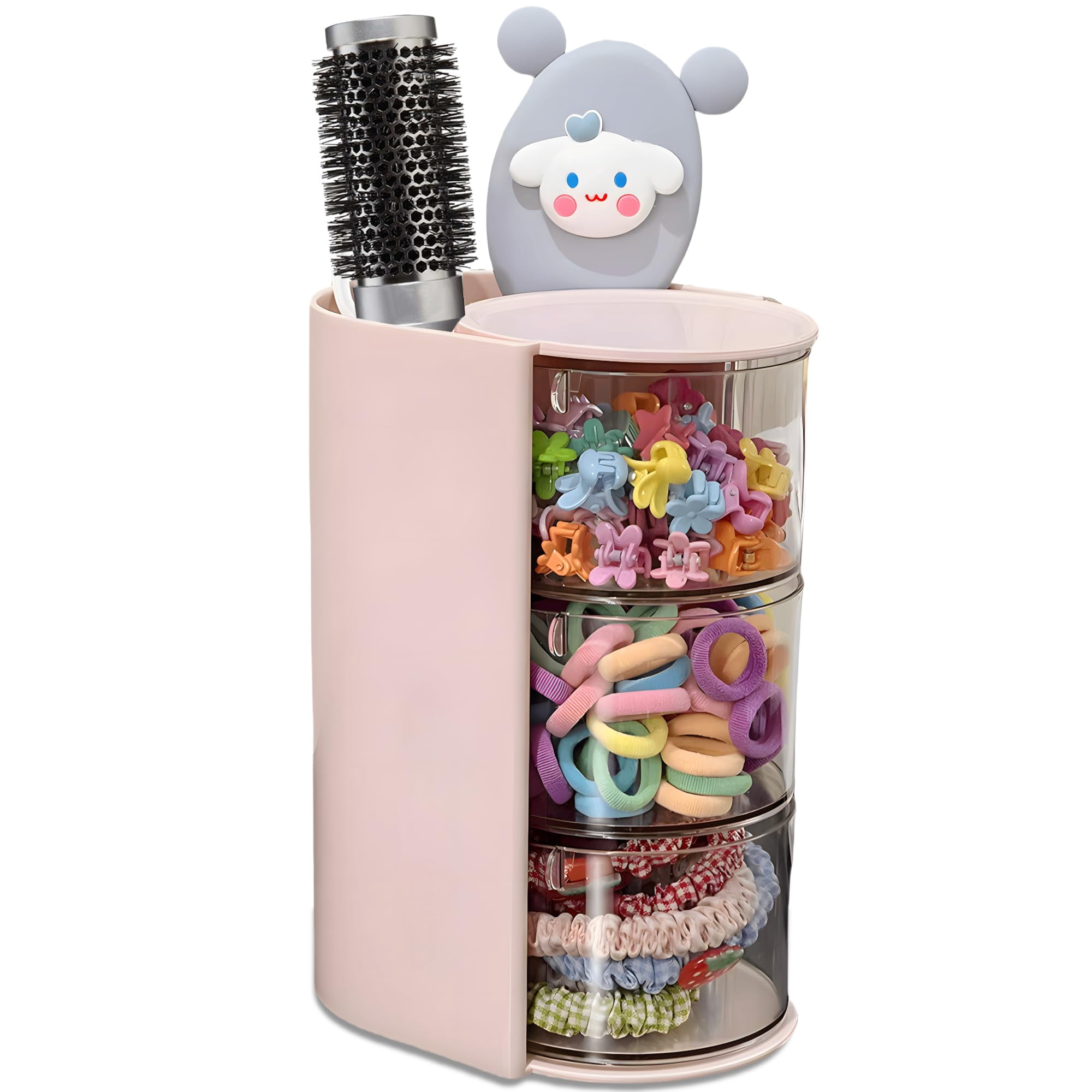 Organizador De Accesorios Para El Cabello Azurphoric Con Soporte Para Cepillos