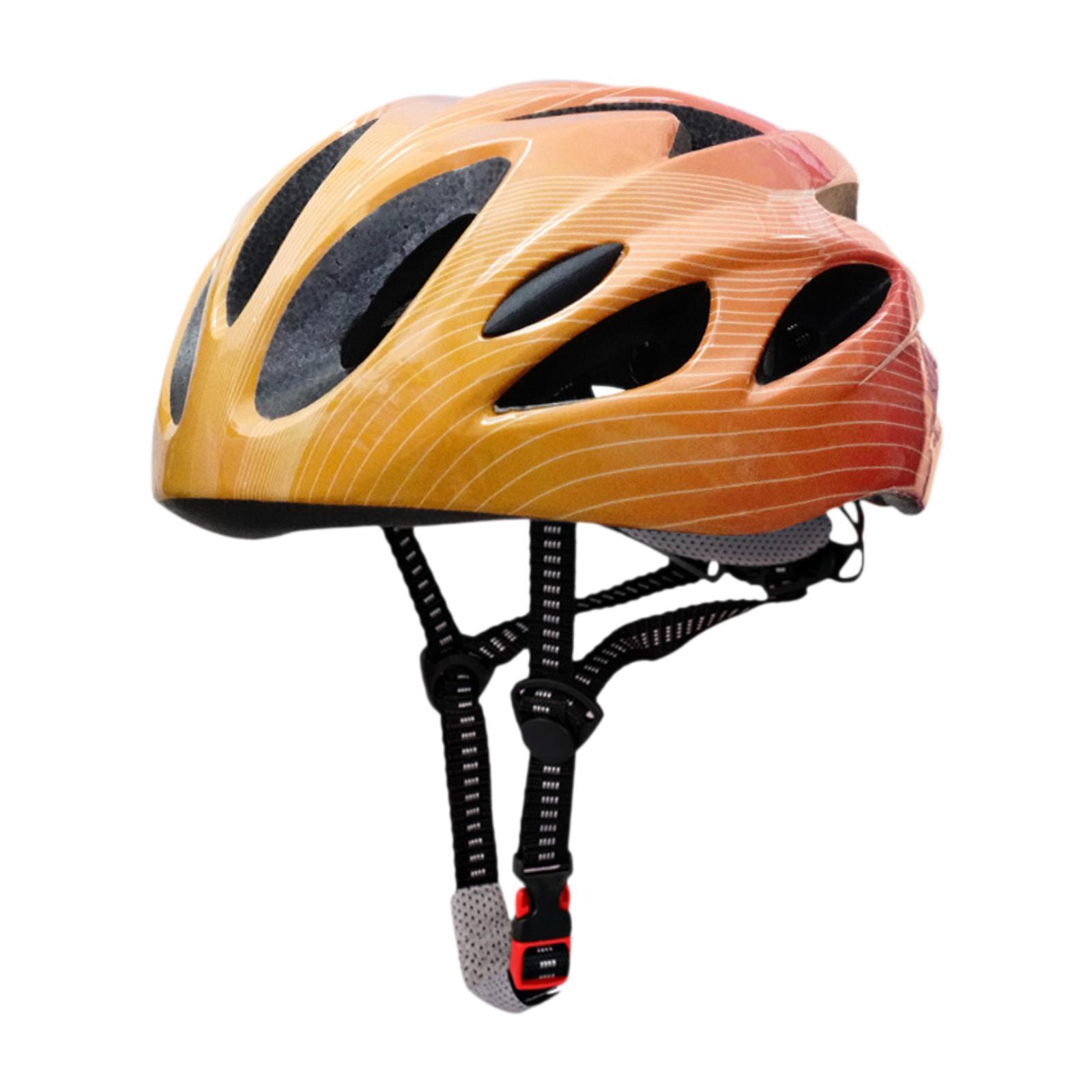 Magideal - Casco Infantil Para Bicicleta Niños Casco Ciclismo Accesorio Bicicleta Ligero Ventilación Ajuste Protección Niño Niña Adecuado Para Ciclismo Patineta Amarillo Naranja
