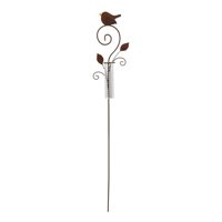 Magideal - Medidor De Lluvia Para Pájaros, Medidor De Lluvia De Hierro Preciso Con Estaca, Tubo Pluviómetro Para Jardín, Decoración De Patio, Jardín De Césped Al