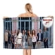 thumbnail image 1 of Arkadaşlar Toalla de playa de secado rápido con diseño temático, regalo para mujeres y niñas, ideal para cumpleaños, fans, amantes de la música, uso en la playa o al aire libre, 78 × 150 cm, 1 of 6