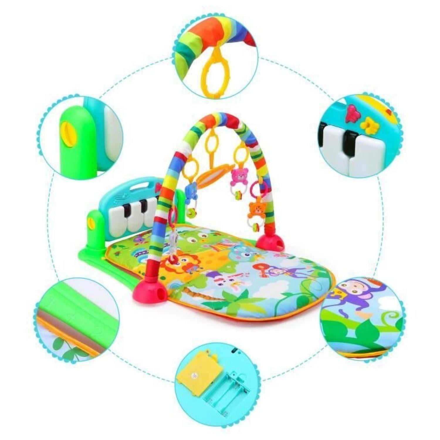 Total Click - Juguete Gimnasio Musical Con Accesorios Verde