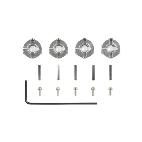 Abrazadera Hexagonal Tuning Parts Tamiya Tt 02B Cr De Aluminio, 6 Mm (4)