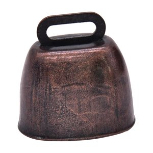 Ioensy - Campanas De Pastoreo De Estilo Retro Para Suministros De Mascotas De Ganado Color Rojo Bronce