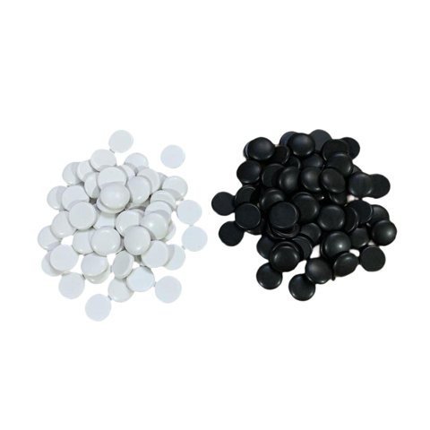 Magideal - 100 Piezas De Go, Piezas De Go, Cuentas De Ajedrez, Accesorios Interactivos Para Juegos, Go Stones, Gobang Para Adultos, Niños, Adolescentes, Niños Y