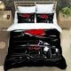 thumbnail image 1 of GTR racing retro printed Bedding Sets exquisite bed supplies set duvet cover bed comforter set bedding set luxury birthday gift, 1 of 5
