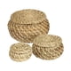 thumbnail image 1 of 3 Uds Caja Redonda De Algas Marinas Tejidas Cestas De Algas Marinas Para Toallas Pequeñas De Cocina Casera, 1 of 5