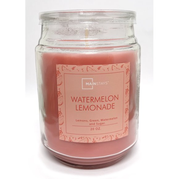 Velas y Esencias Aromática Watermelon Lemonade Rosado, 1 Un