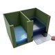 thumbnail image 1 of Dispensador CardCare Lite con la parte superior con forma de centavo, color oliva, 1 of 5