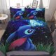 thumbnail image 1 of Stitch Bedding Duvet Cover Anime Bedding Sets 3D Printed Lightweight 3 Pieces Comforter Cover Sets, 1 of 5