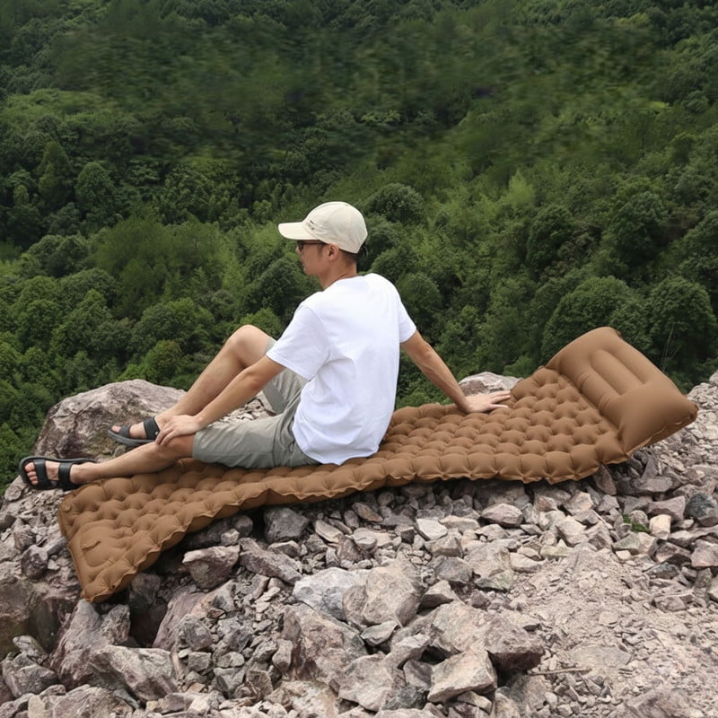 Babyluna - Colchoneta Inflable Individual 8cm Grosor Conectable Inflador De Pie