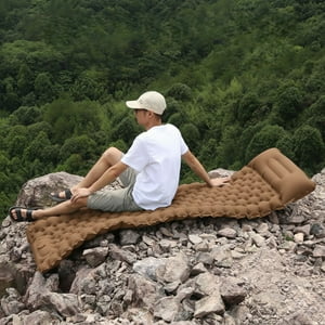 Babyluna - Colchoneta Inflable Individual 8Cm Grosor Conectable Inflador De Pie