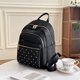 thumbnail image 1 of Classic Vintage Style Women Backpack Leather PU Fashion Backpack Women Travel Bag Casual Solid School Bag for Girl, 1 of 3