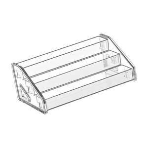 Bothyi - Estante De Exhibición Vertical De Acrílico, Soporte Transparente Para Insignias, Mini Medallas De Muñecas, 3 Niveles