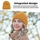 thumbnail image 4 of Gorro clásico de invierno cálido para hombre, gorro de punto acrílico con puños, gorro de uso diario, 4 of 7