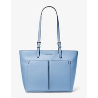 Cartera Michael Kors Jet Set Mediana Pocket Tote Lt Sky