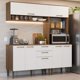 thumbnail image 1 of Kit Muebles de Cocina Madesa Lille 165 cm Marrón/Blanco, 1 of 10