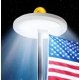 thumbnail image 1 of Luz para asta de bandera Deneve ultra brillante de 128 LED, solar e impermeable, 1 of 7