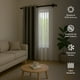 thumbnail image 5 of Cortina de Tela Blackout Gris + Velo Vincenzi 140x220 cm, 5 of 8