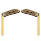 thumbnail image 3 of 1 par hombres punk rock estrella borla hombro epaulette traje accesorio oro, 3 of 3