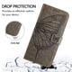 thumbnail image 5 of Funda cartera mariposa para Motorola Moto G56 con soporte y ranuras para tarjetas Gris, 5 of 5