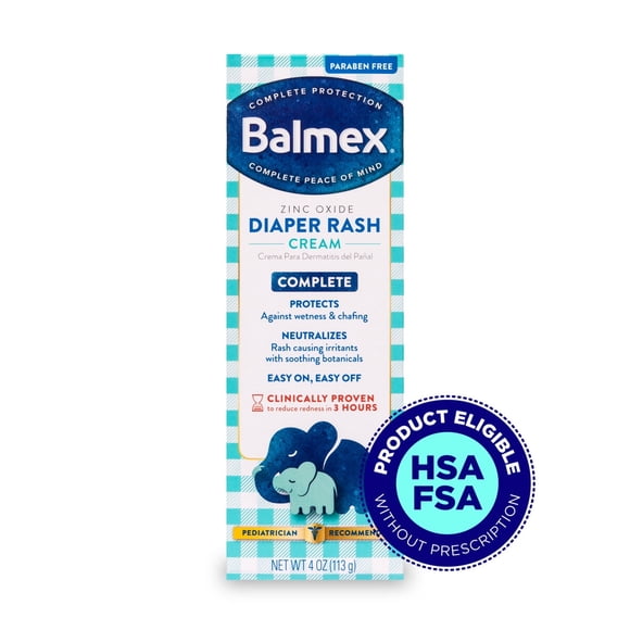Crema Balmex para Pañal 113 g con Óxido de Zinc