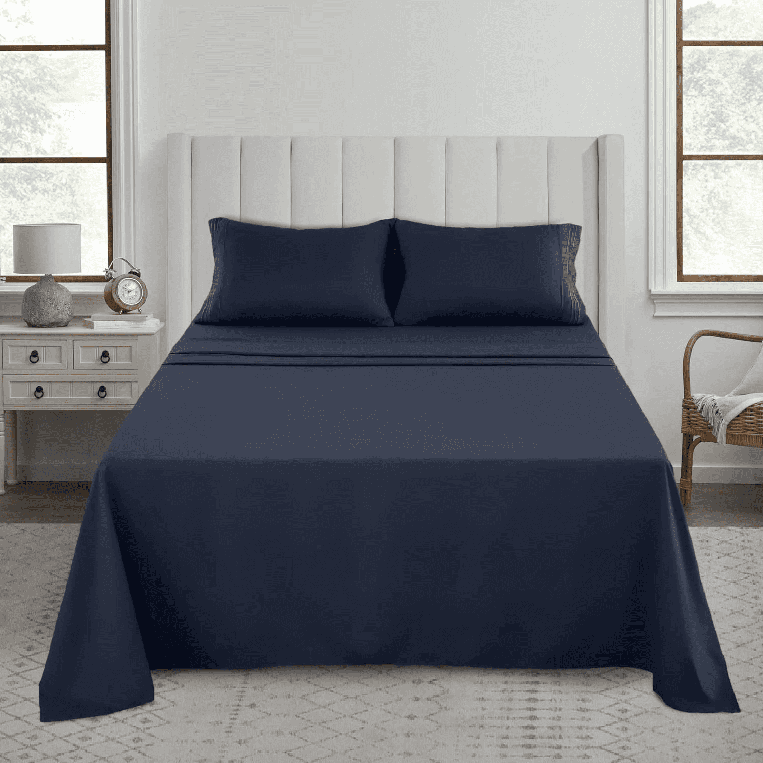 Tienda El Garage - Sabana Super King Gris 1800 Hotel Luxury Ultra Soft