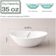 thumbnail image 2 of Bowls DOWAN ovalados de porcelana, 36 oz (1065 ml), 2 of 3