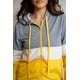 thumbnail image 5 of Chaqueta Rompevientos CCwholesalesclothings Colorblock Gris/Mostaza, 5 of 5