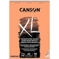 Croquera Dibujo Canson Xl Extra Blanc 90Gr 120Hjs A3 29X42Cm
