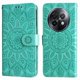 thumbnail image 1 of Funda tipo cartera FOXDOCK para Realme 13 Plus 5G , diseño girasol en relieve, cuero PU, cierre magnético, soporte y tarjetero, 1 of 5