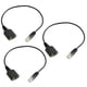 thumbnail image 2 of 3 Piezas De Cable De Uso Telefónico De Auriculares Con Adaptador De Conector Hembra A RJ9 Dual De 3,5 Mm, 2 of 3