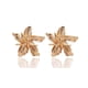 thumbnail image 1 of Aros Pendientes Mujer Diseño Flor Dorada, 1 of 2