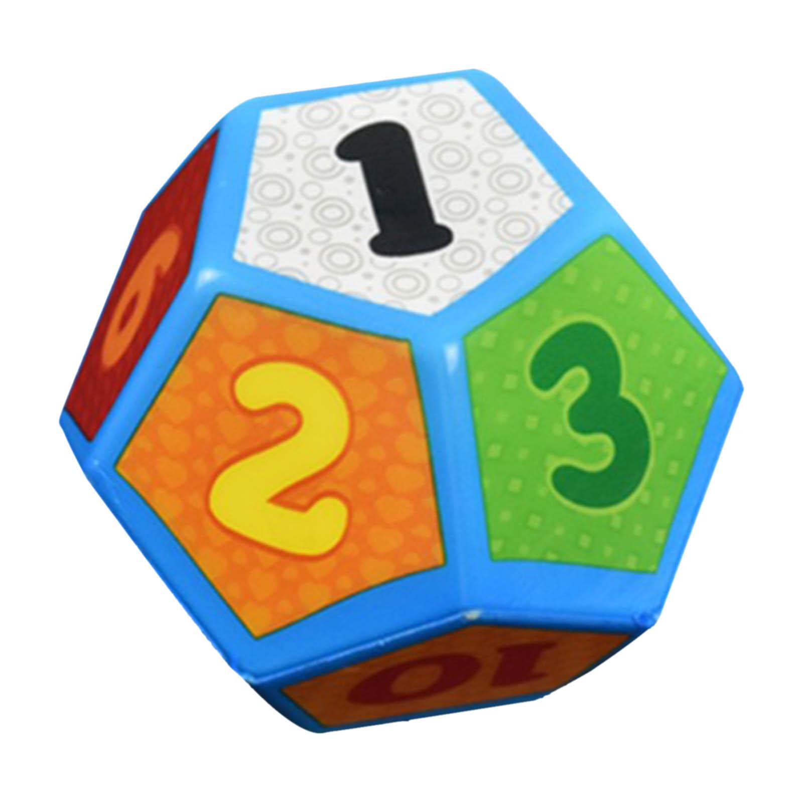 Magideal - Dados Caras , Accesorios De , Juguetes Educativos, Juguetes De Entretenimiento, Troquel De Espuma De 60G Para De , , Números 1-12