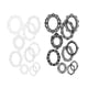 thumbnail image 5 of Recortes De Encaje Fiocias Para Álbumes De Recortes 20 Piezas, 5 of 5