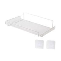 Bothyi - Piezas De Estante Para Enrutador, Estante De Pared De Hierro Para Reproductor De Dvd, Accesorios De Tv, Sala De Estar, Color Blanco
