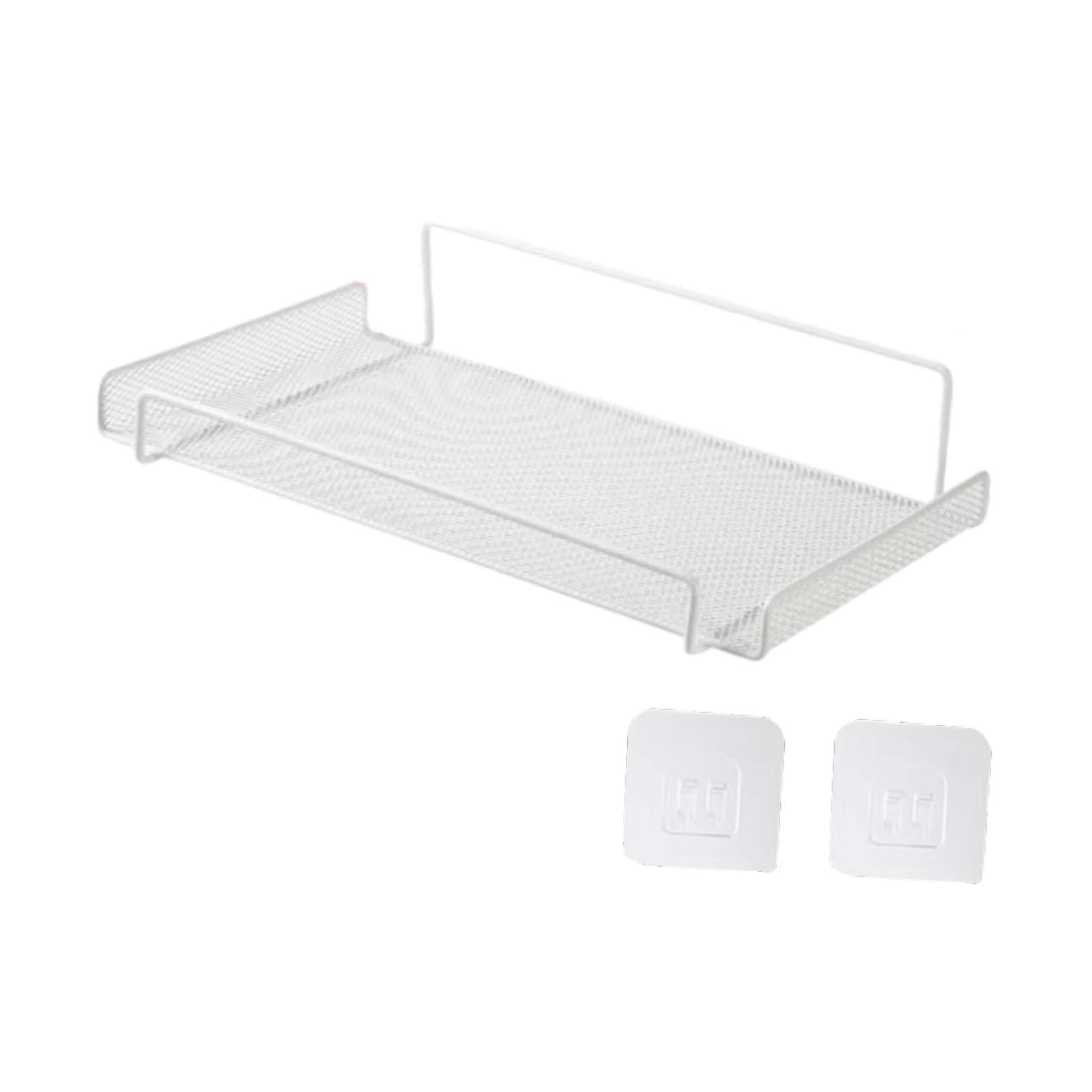 Bothyi - Piezas De Estante Para Enrutador, Estante De Pared De Hierro Para Reproductor De Dvd, Accesorios De Tv, Sala De Estar, Color Blanco