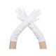 thumbnail image 1 of Guantes de Cuero Sintético para Mujer INSPIRE CHIC Brillantes de Dedo Completo de Ópera Largos para la Noche Guante Cálido 21.3"x3.3" (LxW) Blanco, 1 of 6